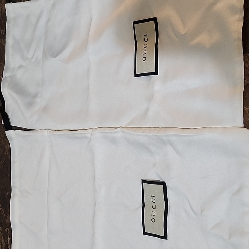 Gucci Ivory Storage 2 Bag Set New - Picture 6 of 6